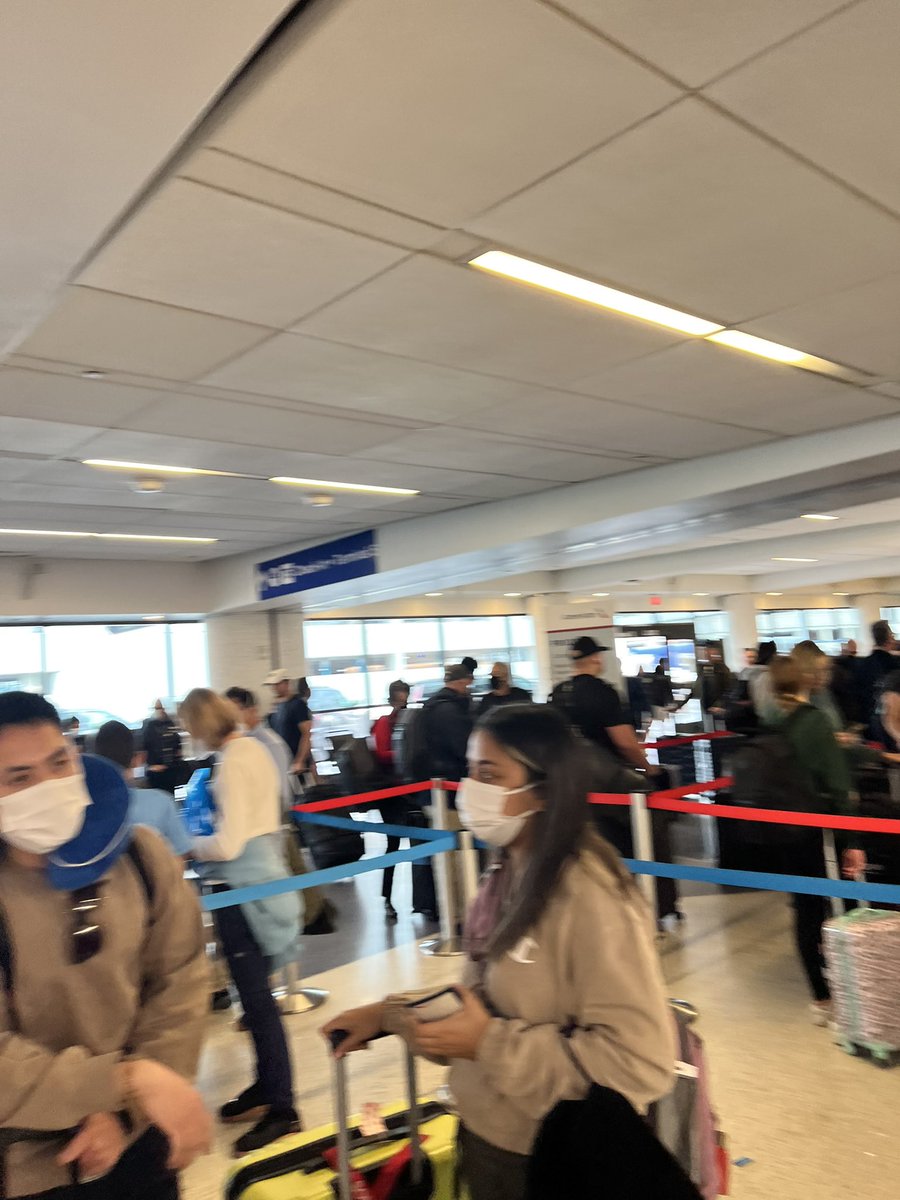 Heartkiller_19's tweet photo. @AmericanAir 3+ hours to get to a ticket agent at LAX today. My 13 yo unaccompanied minor missed alllll flights out of LAX today. Agents, Customer Service and Supervisors unable to help! The lack of customer service is unbelievable! https://t.co/0vGy8o5eWY