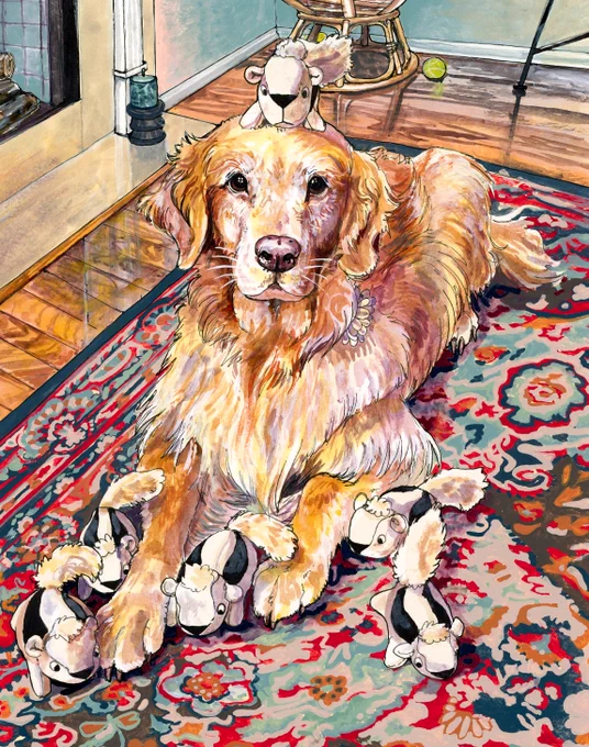house... and dog 