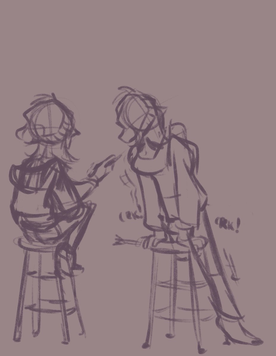 IsabelleCAustin's tweet photo. Various sketches of my ocs!
The first one is Sam taking a big stretchie while painting, the second is just my boys having a nice moment, and the third… is Benny Being Very Pissed at Someone #oc #ocs #ocbenny #ocsam #spadesoc https://t.co/G4eSk5oG3d