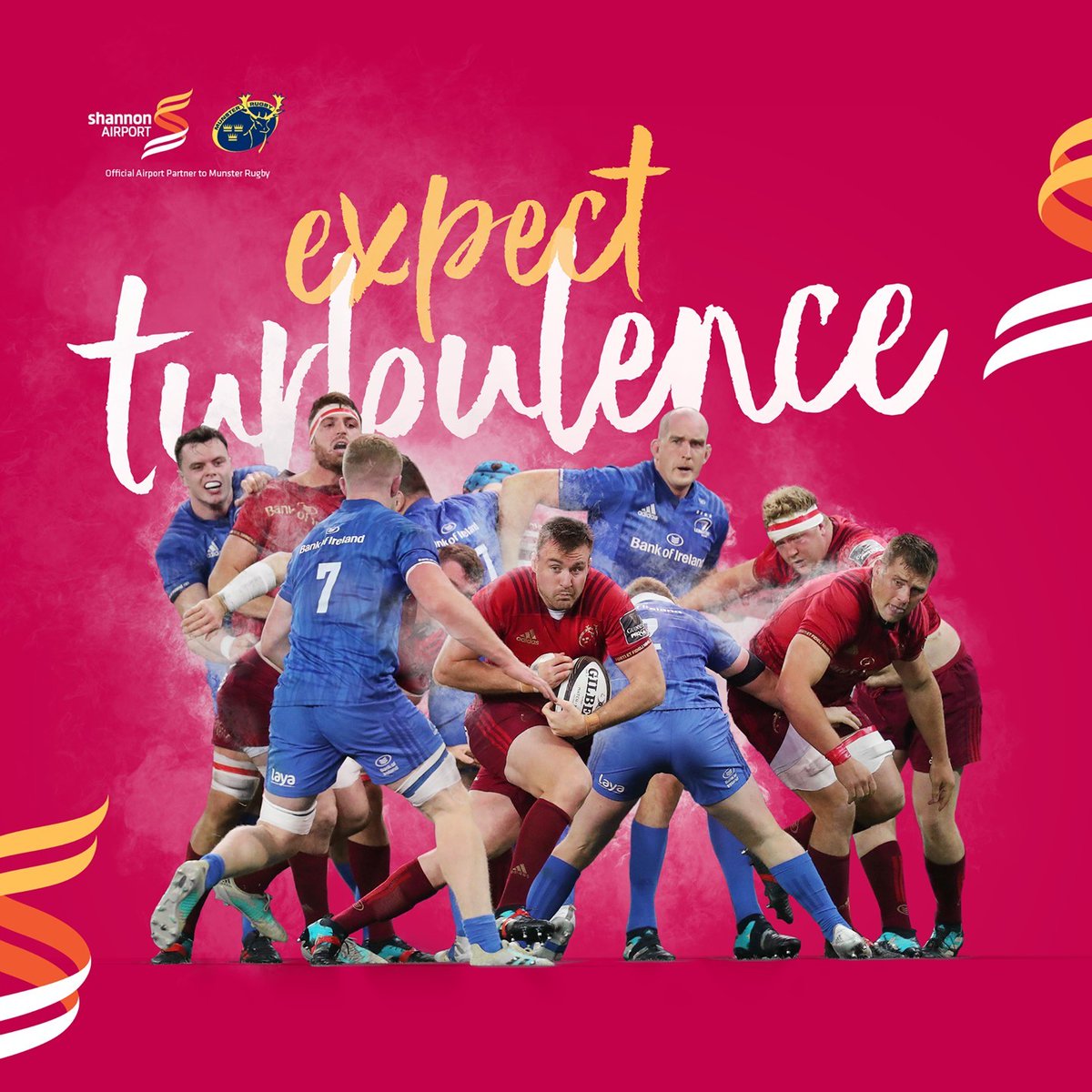 ShannonAirport's tweet photo. π’ Match day has landed!
As official sponsors of @Munsterrugby, we're #BackingMunster as they take on Leinster this evening in Thomond Park!
@MRSC16 #SUAFπ΄ #shannonairport #makingiteasy https://t.co/DxdNeJf4EX