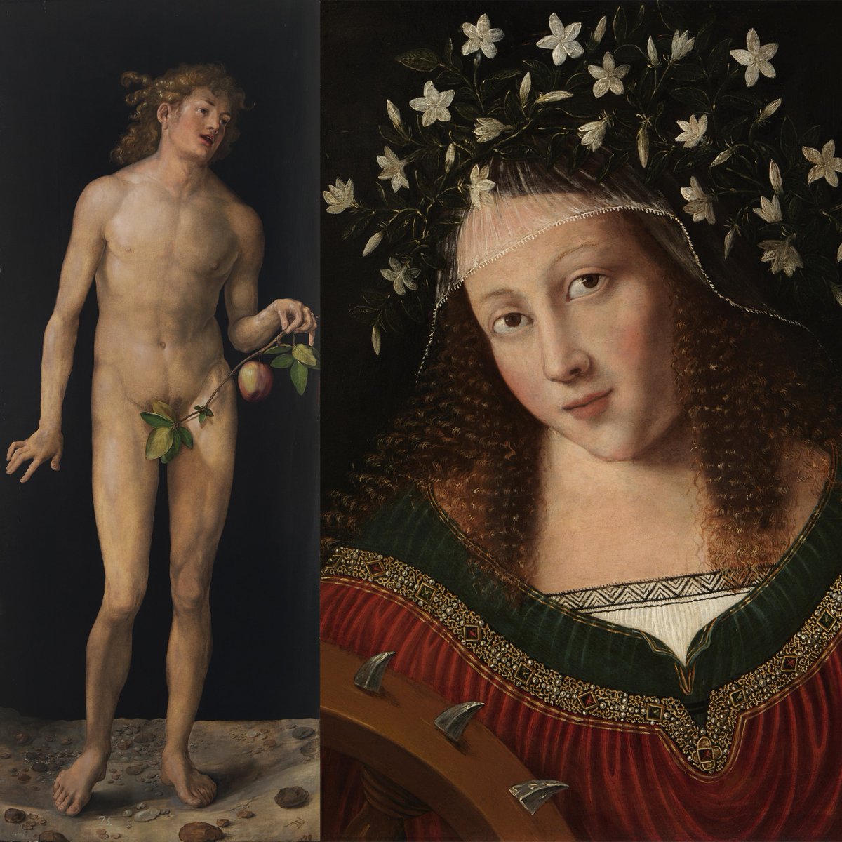 "Garden in the Bones" is a digital collage by the Clayshaper. Based on "Adam" by Albrecht Dürer in 1508 and "Saint Catherine Crowned" by Bartolomeo Veneto circa 1520.

Homage to <a href="/peripheryband/">Periphery</a>

📜 #clayshaper #digitalcollage #beautifulbizarre #darkart #zombieart #horrorart