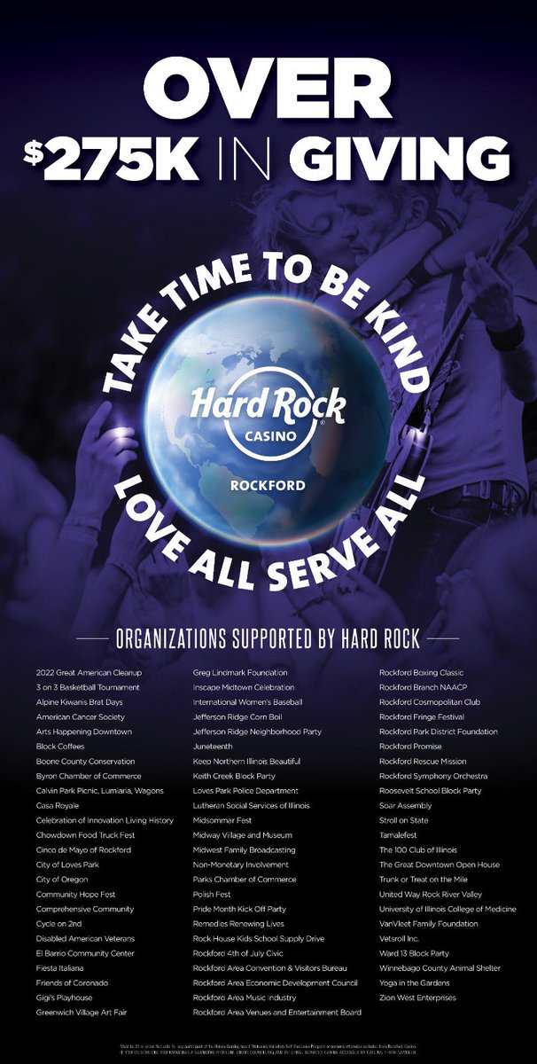 HRRockford's tweet photo. We are here to help make Rockford a better place 🫶 More than 70 organizations supported and more than $275,000 have been given back to the Forest City! 🌎#taketimetobekind #loveallserveall https://t.co/3oHH502e5g