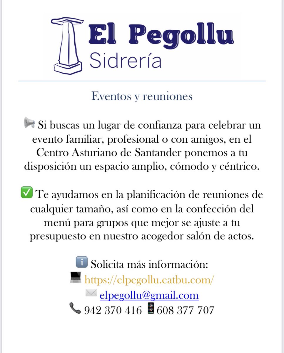 Sidrería El Pegollu tweet media