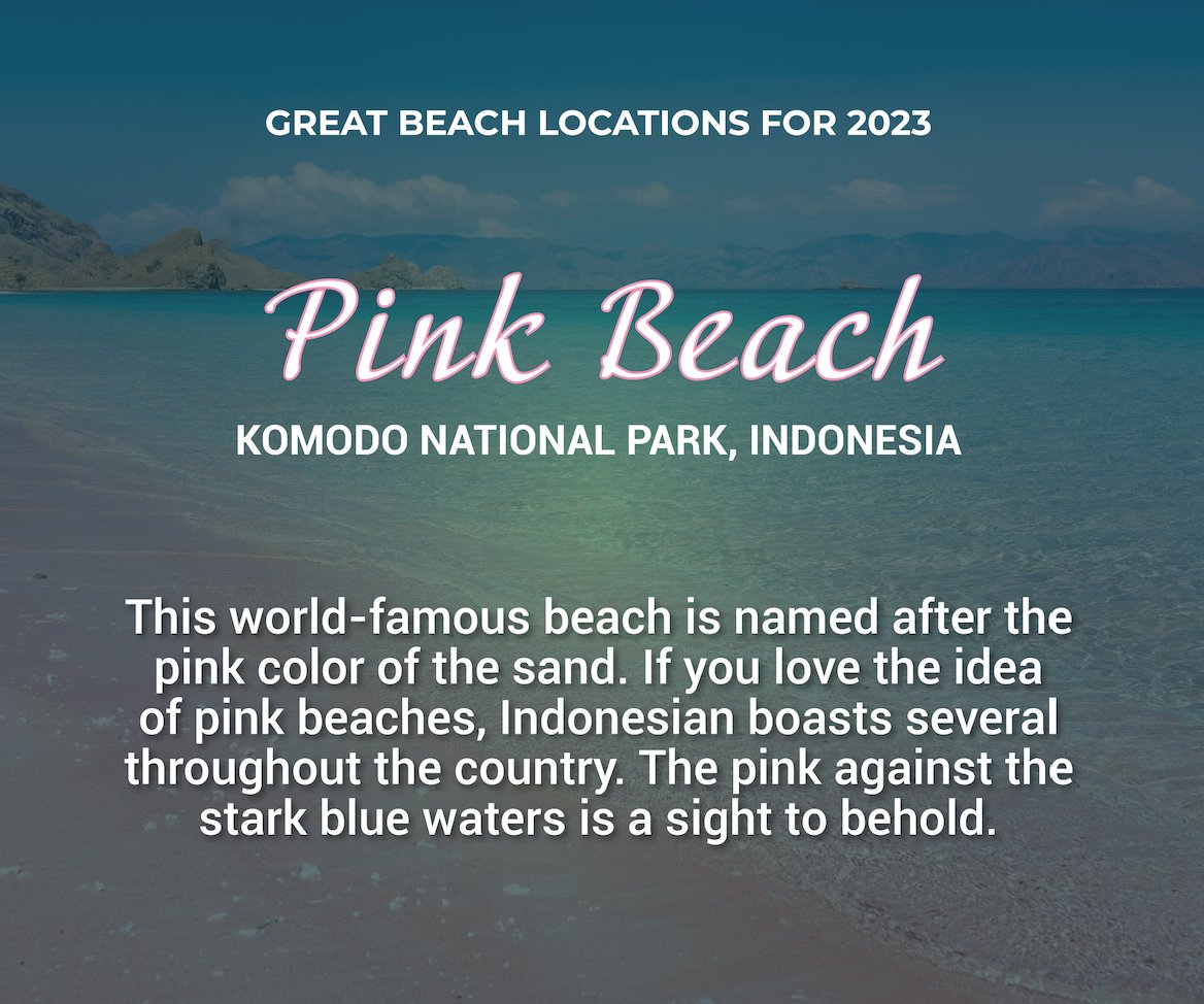 mvptravel's tweet photo. Great Beach Locations For 2023 βοΈβ±π #GoMAST https://t.co/tMJSbCgynU