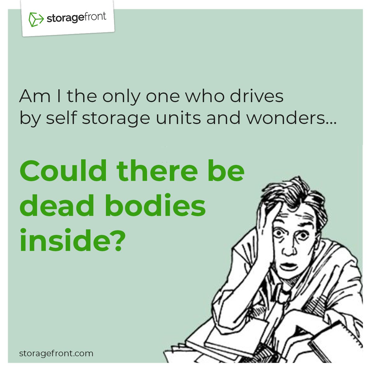 StorageFront's tweet photo. It does be like that sometimes. Tell us your storage unit horror stories in the comments below 👇
#selfstorage #selfstoragefacility #investingideas #investingtips #selfstorageinvesting #selfstoragesolutions #selfstorageowner #selfstorageindustry #selfstorageunits https://t.co/KBUrsOSBjA