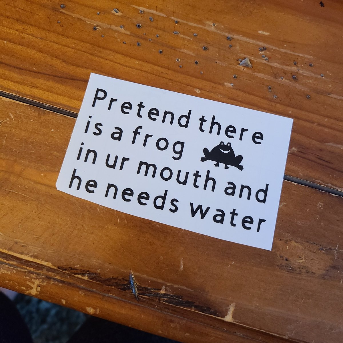 Shoefight1's tweet photo. Got a Cricut like every women has in the lehigh valley so get ready for some A+ prints. 

First up we have some good hydration motivation 🐸 https://t.co/y7jTca8reP