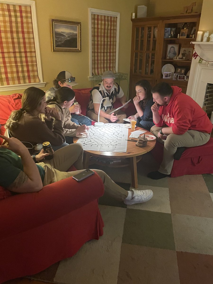 FrancescaBennet's tweet photo. Christmas Day tradition—Super Mega Crossword puzzle! https://t.co/CzrY4vmoKf