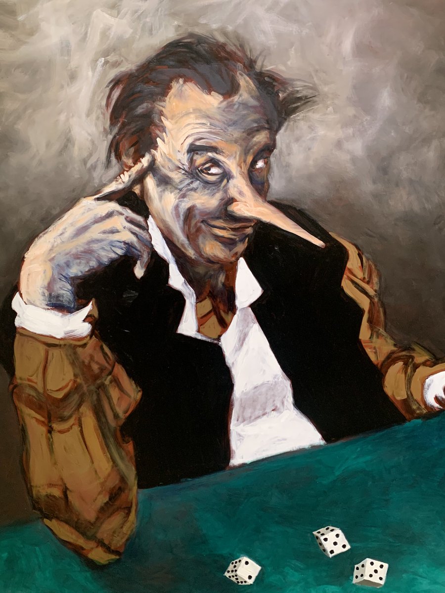 XopheRobin's tweet photo. A few days left to discover the retrospective dedicated to Gérard Garouste in @CentrePompidou. #Garouste is really an unclassifiable painter with an enigmatic work often stamped by madness or Talmudic studies. Until 2 January. #Art https://t.co/mBQrxh0G0k