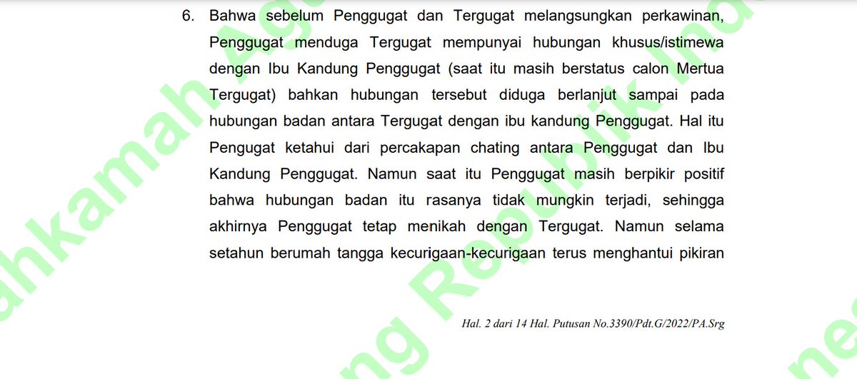 d0nburii's tweet photo. @sosmedkeras Pas baca putusannya si anjing sakit jiwa ini si suami sama emaknya

Btw ini putusannya emang beredar bebas di internet dan bisa diakses siapapun ya, berbekal sedikit stalking juga ketemu guys https://t.co/bVLqQG1uwr