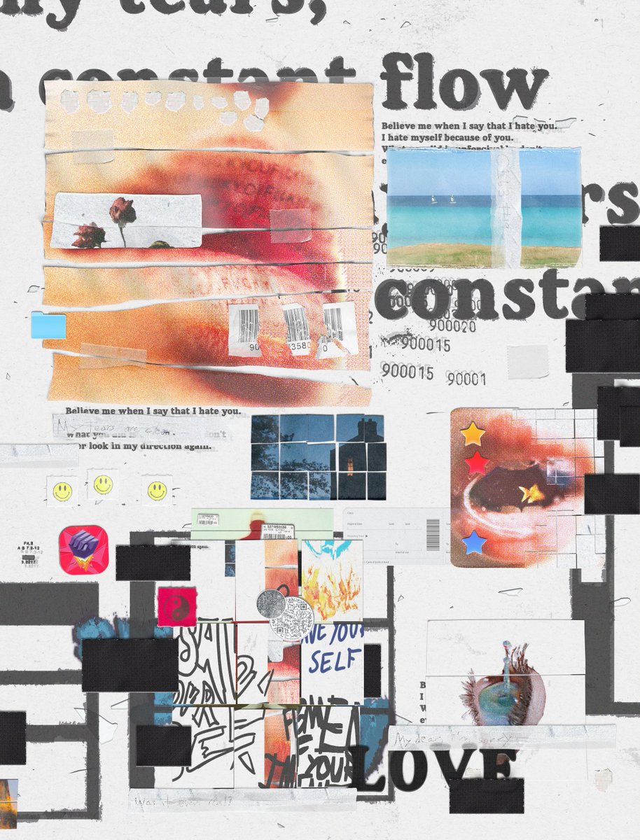 my tears, a constant flow