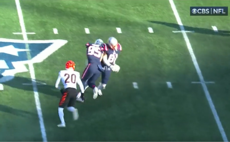 Behold, the #Patriots route spacing.