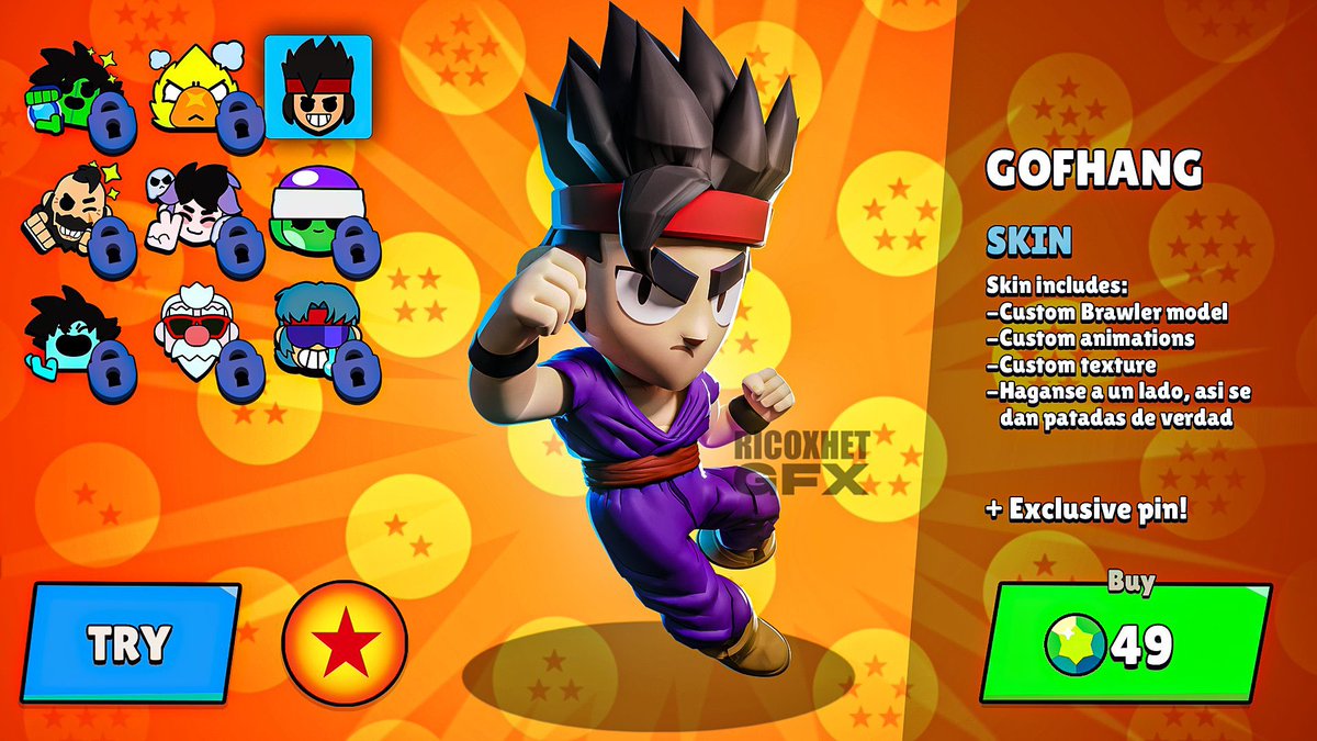 idonlyone7's tweet photo. BrawlStars β DragonBall
#FanCollab
Amazing art by : @RicoxhetGfx βοΈ
Show his work some love β€οΈ
#brawlstars #candyland #supercell #dragonball https://t.co/3aePrp3sFJ