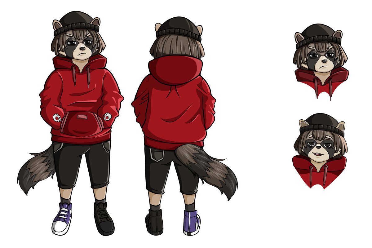 AliceDashSin's tweet image. Thank you @LexiDraws21 for drawing my raccoon character! :3

(twitter compression is probably gonna ruin the image but yk)