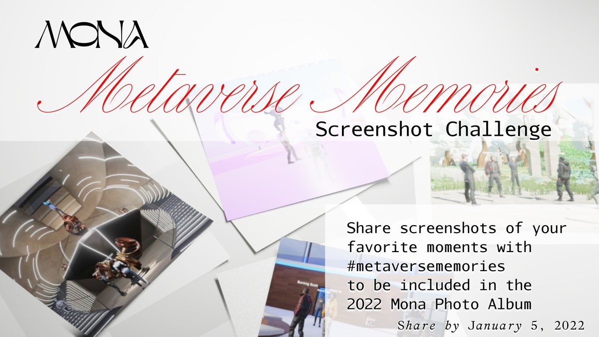 monaverse's tweet photo. Share your #MetaverseMemories from 2022 📸

Post a picture or video of your favorite moment with Mona this year to be included in a Monaverse photo album 🥰

Reply below using #MetaverseMemories and tag your online frens to add your memory👇 https://t.co/H5MjHRzr48