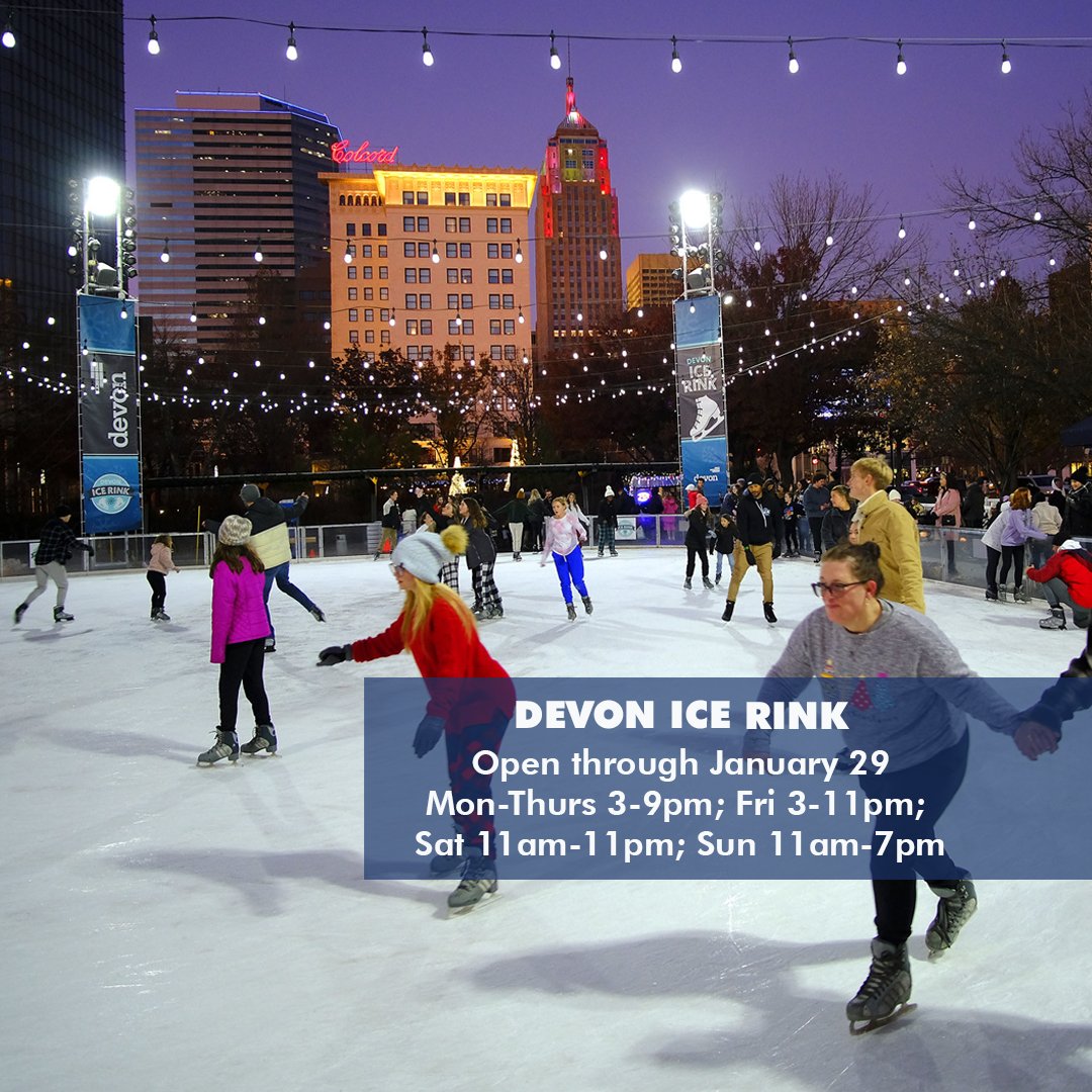 Devon Ice Rink - Downtown in December