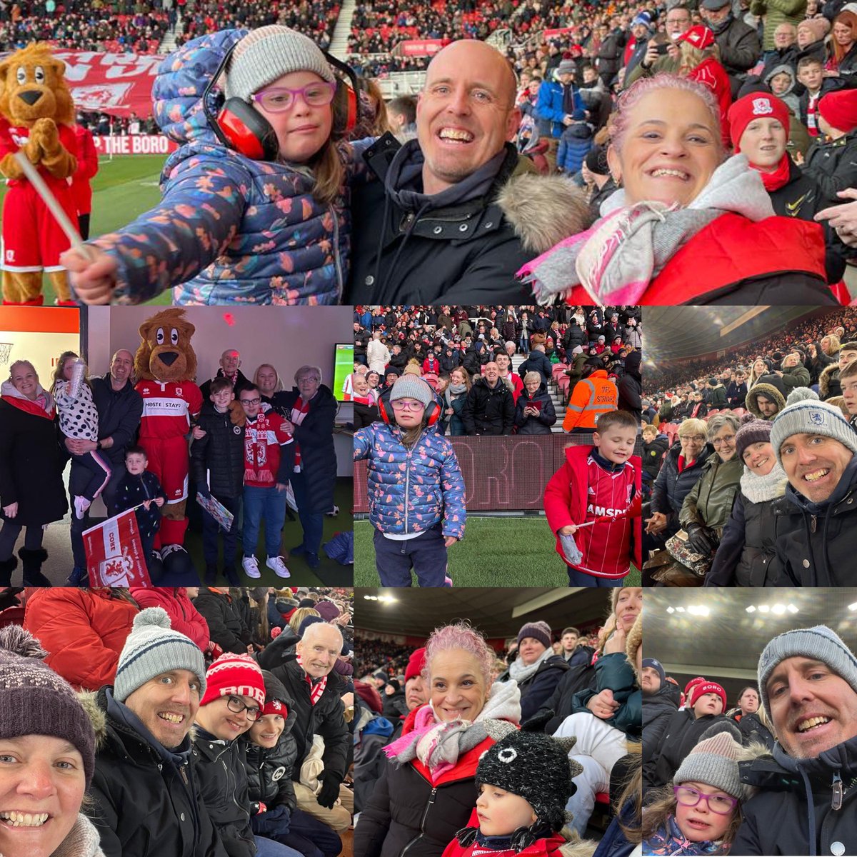 Thanks so much @liamlong2 @YvonneF04605977 @helenabowman18 and all at @Boro for an amazing family day! A great 4-1 win and lots of wonderful memories. #utb #worldwithoutdowns #inclusion #BoxingDayFootball