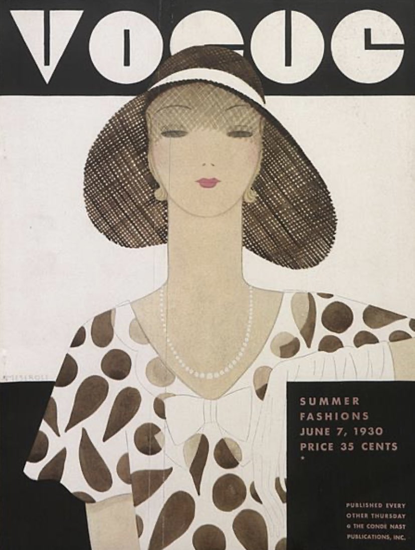 Обложки Vogue 1940е Либерман