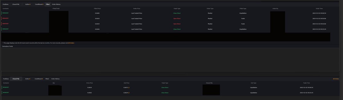 DaneMcnelson's tweet photo. Bybit, Illegal customer liquidations, happening to numerous customers, similar to customers on FTX just before implosion...
@Bybit_Official @bybit_india @benbybit @BybitHelpdesk  @BybitShun  @CNBC @AlJazeera @WSJ @business @binance @Bitboy_Crypto @BitMEX @coinbase @FTX_Official https://t.co/ODQXGbHLVp