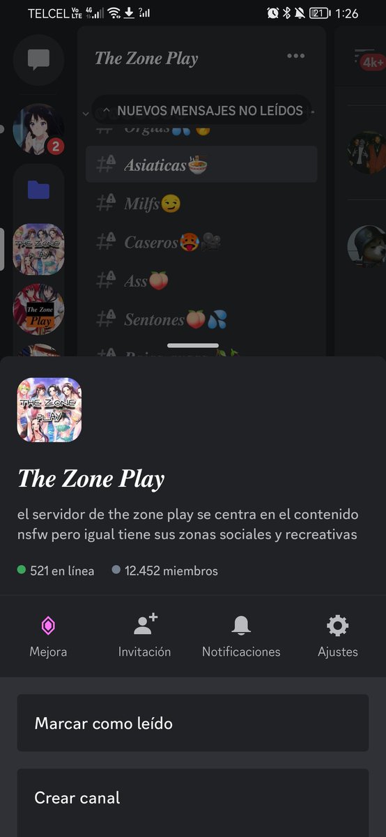 The_Zone_Play's tweet photo. Que esperan para entrar al mejor server NSWF buscamos gente activa tenemos de todo asta zonas nuds los esperamos #asiagirl #Discord #nsfwtw #porn #XXvideo https://t.co/GPaxpsQIq5