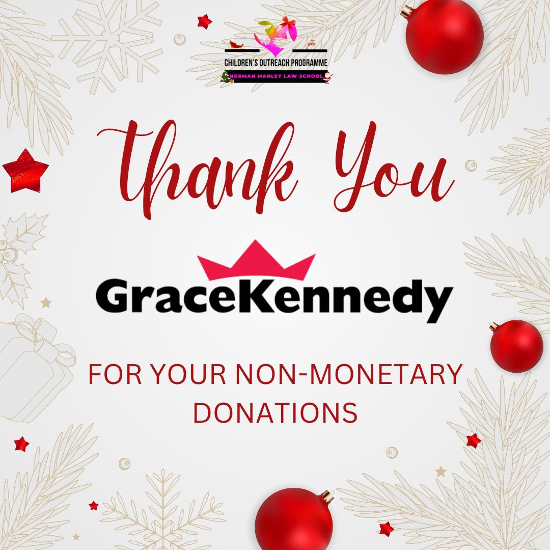 copnmls's tweet photo. We would like to thank our sponsor @GraceKennedyGrp for it’s generous 
non-monetary donations which provided assistance to the Children’s Outreach Programme’s Christmas Treat: A Noble Cause at the Sir John Golding Rehabilitation Centre (Athlone Wing)❤️

#COPNMLS
#christmastreat https://t.co/RvltDnJ3LN