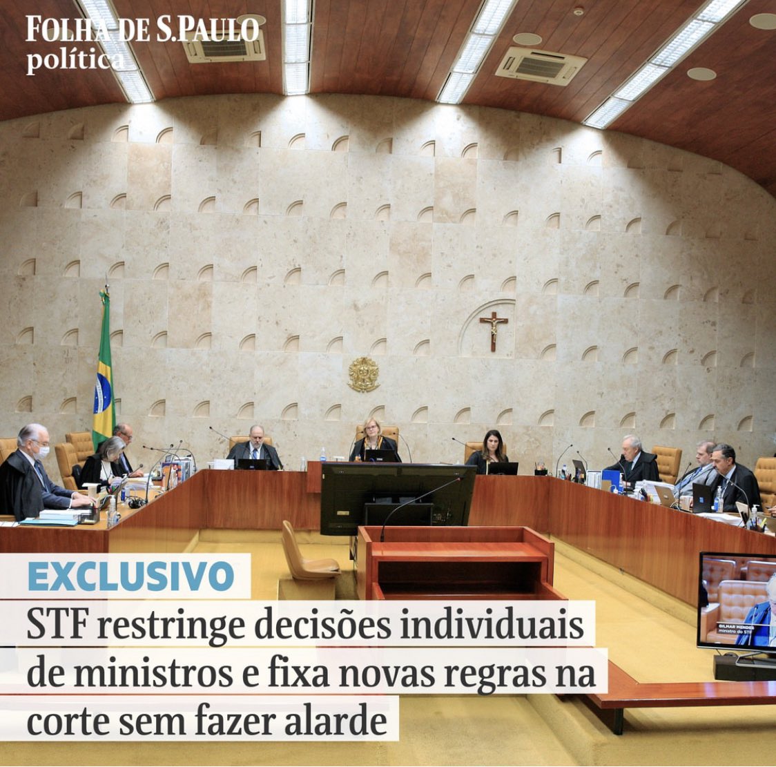 Curioso…🤔

Só agora decidiram restringir decisões individuais dos Ministros?

A sessão administrativa para alteração do regimento interno da Corte foi fechada ao público.