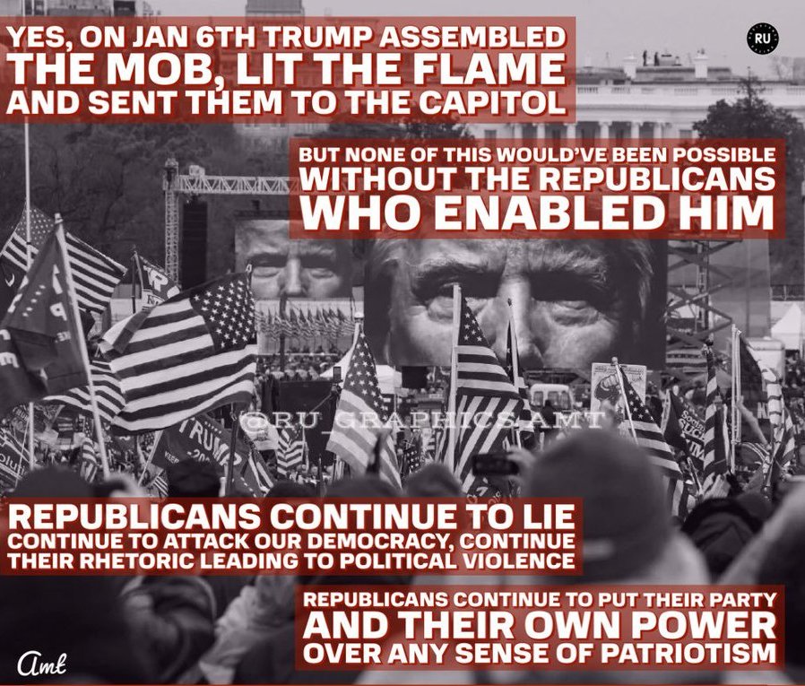 JTraversDevine's tweet photo. It’s NOT just Trump &amp; MAGA - ‘Moderate’ Republicans enabled Trump, supported him in 2 impeachments, support a ban on abortion; would eliminate or privatize Social Security, 'sunset' Medicare, gut the ACA, &amp; push voter suppression laws. The ENTIRE GOP is TOO EXTREME FOR AMERICA! https://t.co/vyz973TERC
