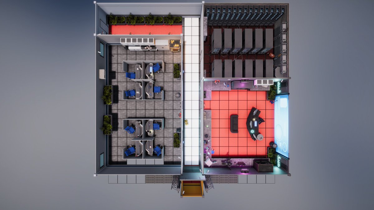 Chronos_Builder's tweet photo. We love to see your maps 😎

👉🏽 An executive office complete with a small cubicle area, Exec Main office and a small server farm 💻🖱️🖲️ by @frostipanda 

You can now buy Chronos Builder on #Steam! 

📲 https://t.co/feCvUF6dNZ 

#ChronosBuilder  #dnd #dnd5e #ttrpg https://t.co/5zEWY4NcDL