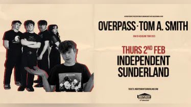 tomasmithmusic's tweet photo. My next gig in Sunderland coheadlining with @overpass_band should sell out soon https://t.co/JQ0OpmkbPt https://t.co/bxceBuwoWy