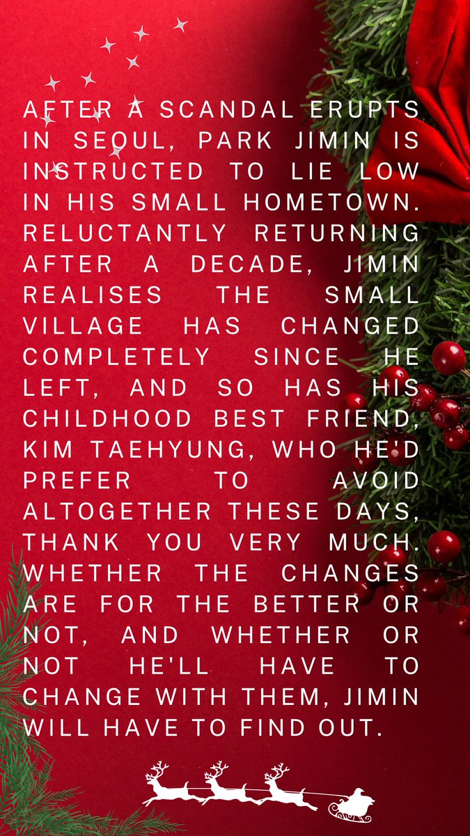 BtsHallmark's tweet photo. ✨SFW✨

travelling years 

🎄#VMin, #MinTae

🎄Tags: Bickering, Small town, Misunderstandings 

https://t.co/67yo6Rd3Y9 https://t.co/vQZ2DUf48w