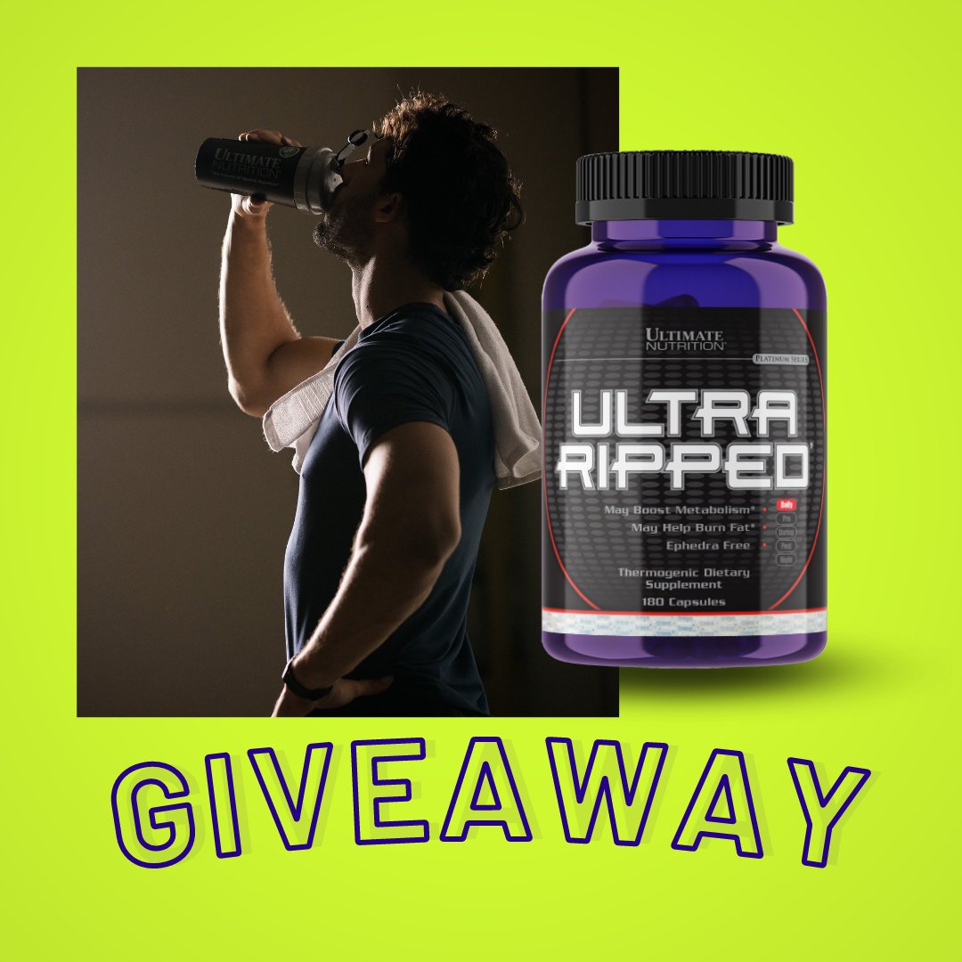 Start your new year goals now❗️Enter for your chance to win a bottle of Ultra Ripped!

HOW TO ENTER
🎉 Like and retweet
🎉 Follow us 

BONUS
🏋️ Like our last 3 tweets for MORE chances to win!

#ultimatenutrition #beultimate #supplementgiveaway #giveaway #giveawayalert