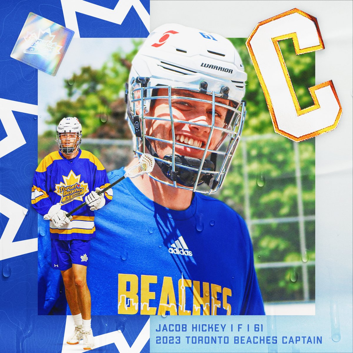 Oh Captain, Our Captain 🫡🌊

We are thrilled to announce that Jacob Hickey has been named the captain of the Beaches for the 2023 season

Details: bit.ly/3C1MSU6

#MakeWaves