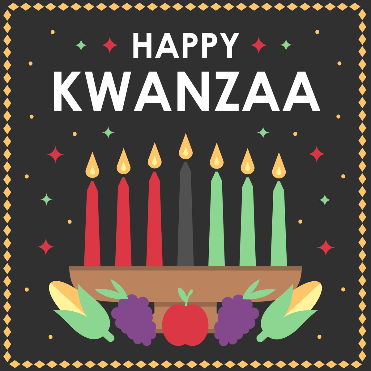 stvincentelc's tweet photo. From our family to yours, have a happy first night of #Kwanzaa. 

#happyholidays #earlychildhood #learning #excellence #stvelc #startingtogether #eisforeveryone https://t.co/FeZ8JT08MP