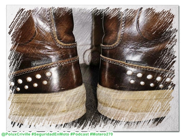 PoluxCriville's tweet photo. Los elementos reflectantes no son obligatorios pero sí recomendados…👟🛵🥾🏍👞 

+Info➡️ https://t.co/3EVVJPH73W

#Motero270 #SeguridadEnMoto #Podcast #Norma13634 #BotasMoto https://t.co/4SXLAVBddY