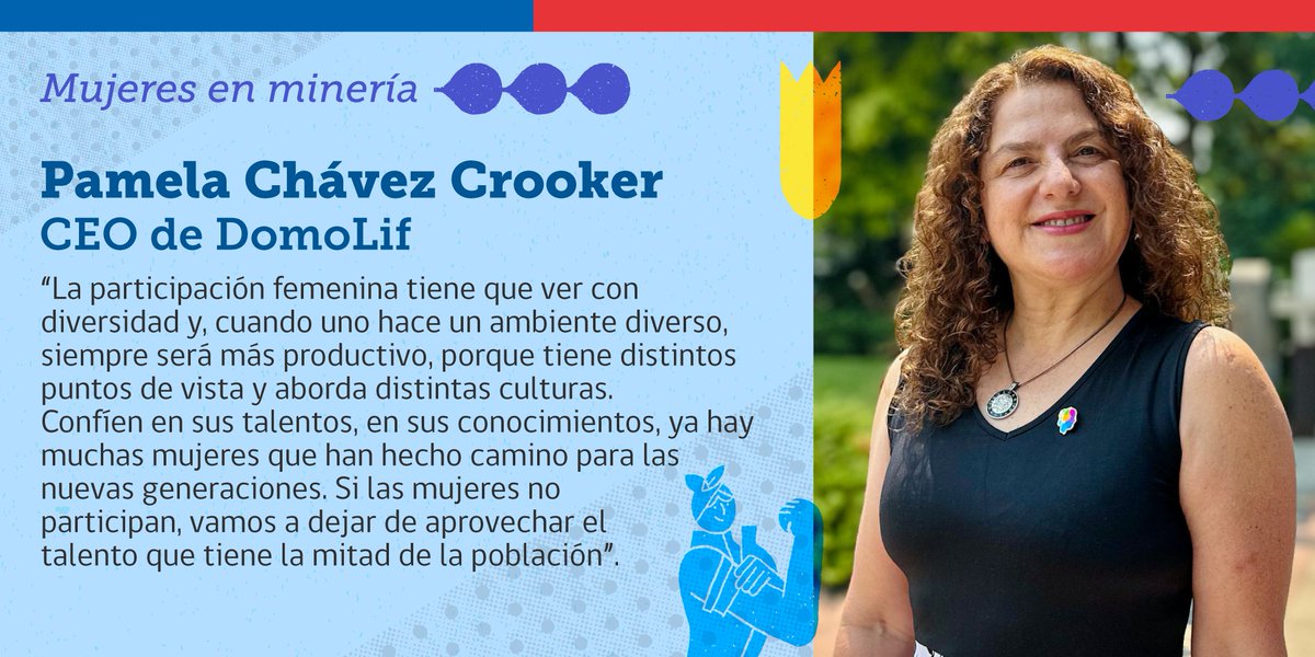 MinMineria_cl's tweet photo. #MujeresMineras | Presentamos a Pamela @ChavezCrooker, Ingeniera en Acuicultura de la @UAntofagasta con una gran trayectoria en la industria minera, que la llevo a ser la primera mujer en obtener el premio @minnovex a la Creación de Valor en la industria minera Fernando Riveri 🇨🇱 https://t.co/TSX4oHZeFD
