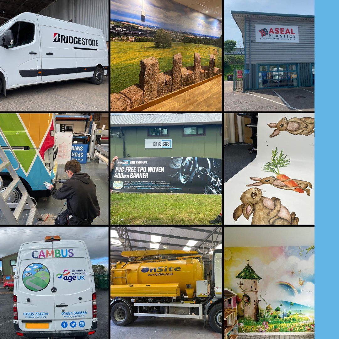 As we reflect on our projects in 2022, we are so thankful for all the great businesses we work with. Building #signage, #fleetvanlivery, #sustainablebanners, #expostands, #wallwraps… we’ve had it all this year.

We’re looking forward 2023! 

#worcestershirehour #signage