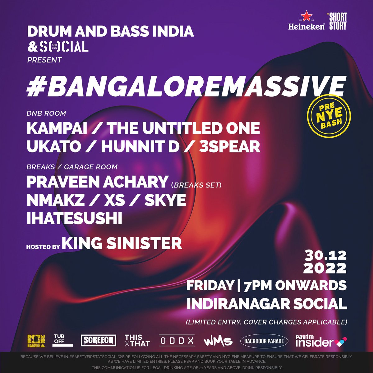 LAST ONE FOR THIS YEAR. PRE-NYE BASH!

LET'S DO THIS. 

TIX: insider.in/social-x-drum-…