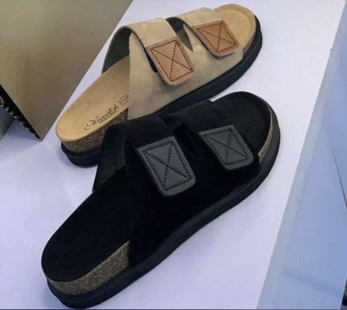 @_theladymo Beautiful handmade berkin stock 🤩
Black color
Sizes: 45, 43 and size 40
15k each 
📍Abuja(nationwide delivery)
Please Retweet.
