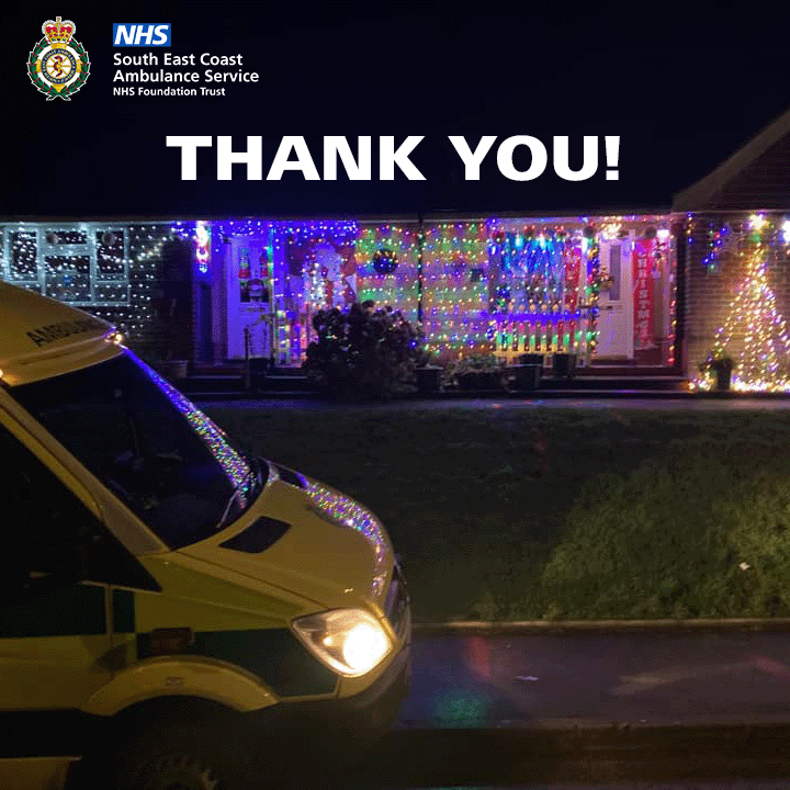 SECAmbulance's tweet photo. Thanks to all our wonderful staff and volunteers who are working so hard over this festive period. Remember only call if it is a serious life-threatening emergency.  We are very busy this evening, please be patient, we will get to you as soon as we can.  Thanks for your support. https://t.co/Faay7FDTtr