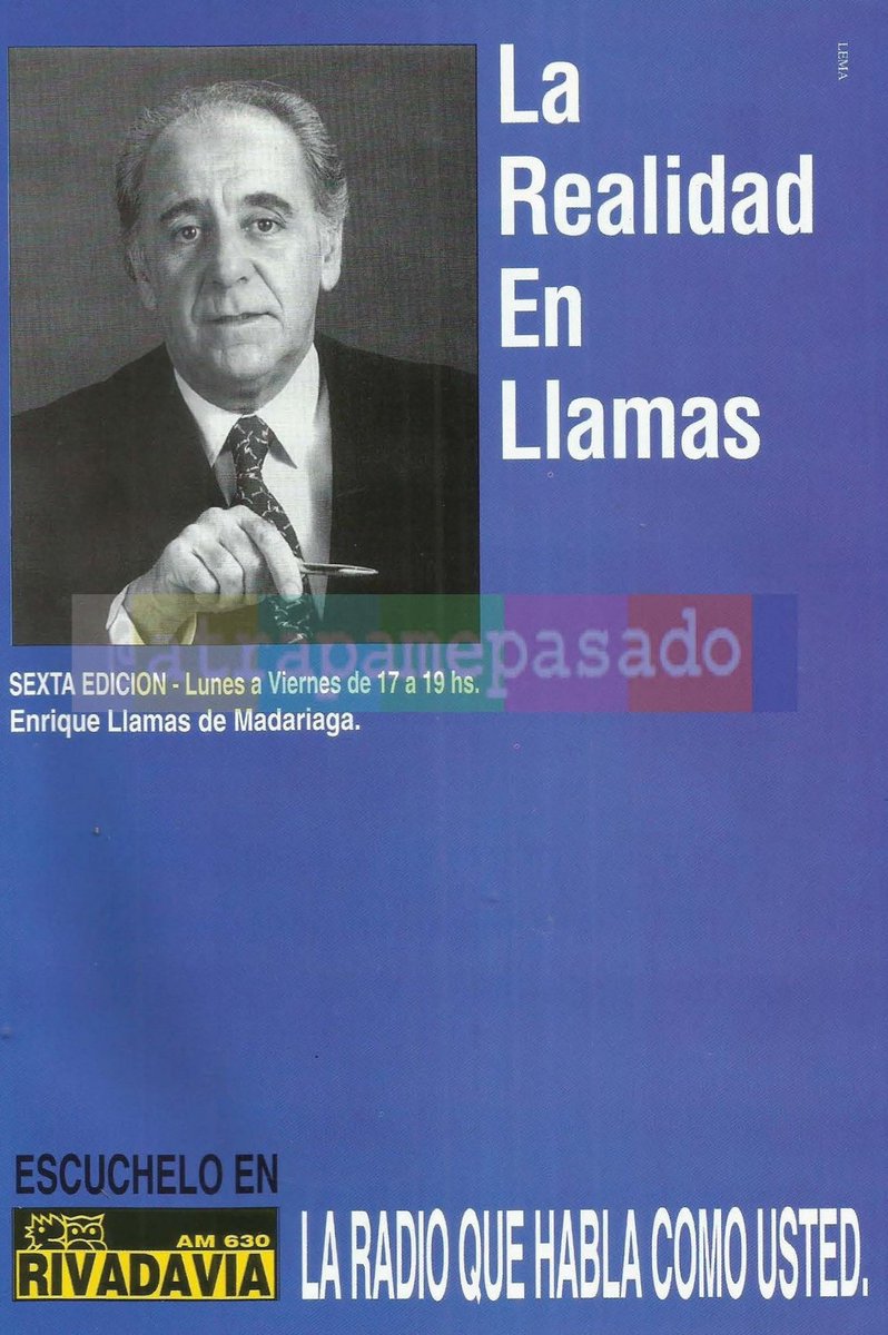 atrapamepasado's tweet photo. #RevistaHumor me lleva a un #Lunes de #Diciembre #En1995 para escuchar "Sexta Edición" por #LS5Rivadavia, en 630kHz.
Compite con: "A la vuelta" (LS4); "El Club de la tarde" (LR6); "Araujo de primera" (LR5); "Esto que pasa" (LS10).
#Hace27Años📻 https://t.co/dZenewxOJA