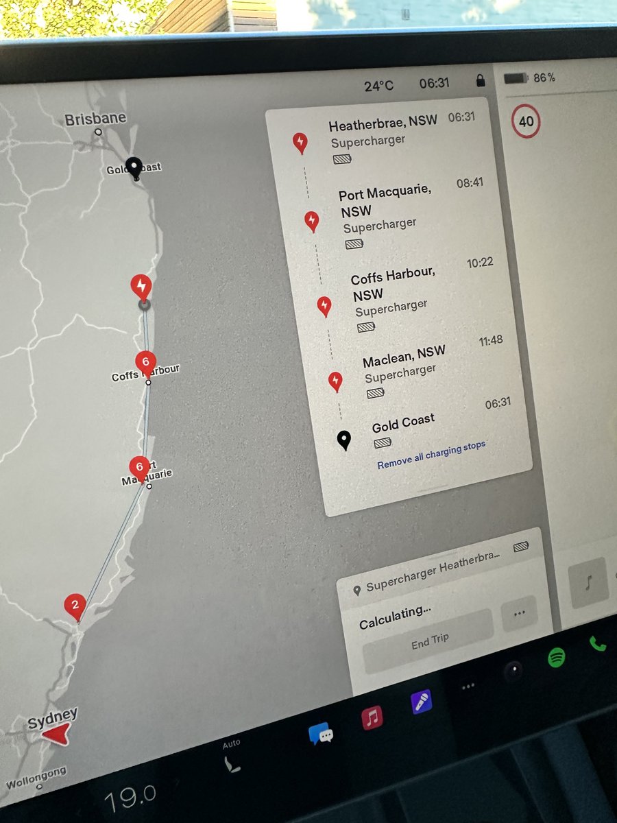 electricfuture5's tweet photo. Road trip in #ModelYAU. Only because of the supercharging network is this possible. Not worth the stress of non working 3rd party charging networks. https://t.co/vgCPYd6UbZ