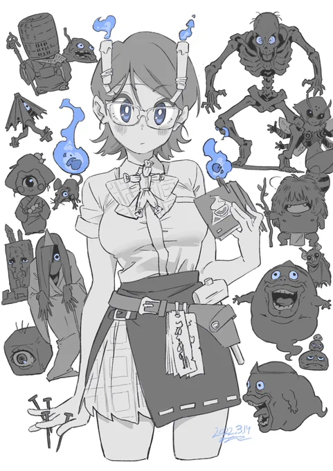 今年描いたイラスト2022年納め 