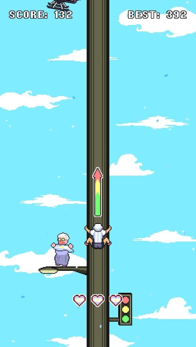 El novio de una amiga creó el juego SEMÁFORO CLIMBER basado en los festejos de haber salido campeones. Sos un tipito que trepa un semáforo esquivando palomas, drones y de fondo se escucha Muchachos versión ringtone polifónico. 

Juéguenlo acá: bit.ly/3vg5ITk