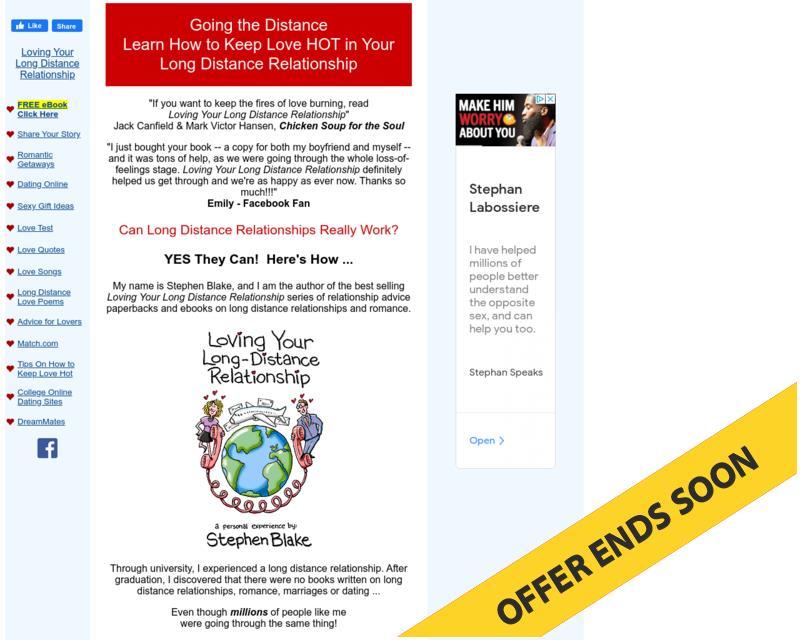 Loving Your Long Distance Relationship ... 50,000 Sold To Date!

qlickbankmarketplace.com/View.aspx?id=3…

#clickbank #affiliatemarketingresources #clickbankproducts