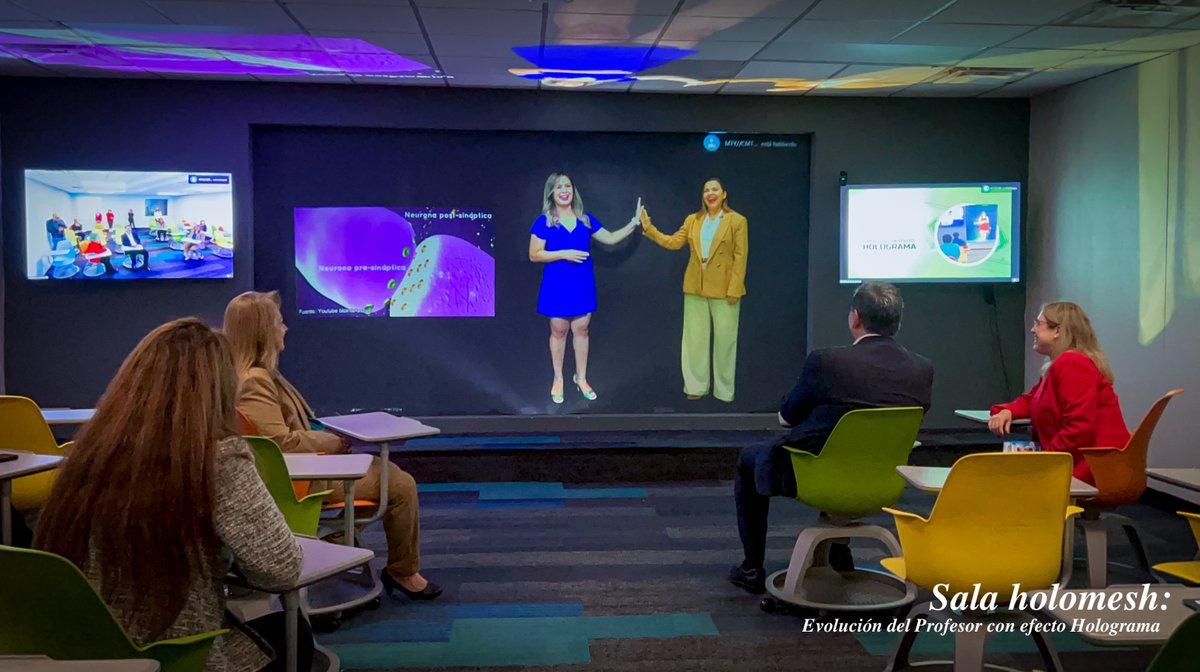 david_garza's tweet photo. Comparto proyectos de innovación educativa que estamos explorando para su desarrollo en 2023:
✳️ Salas transmisoras con efecto holograma
✳️ Lentes “Hololens”
✳️ Libros digitales interactivos
Educación-tecnología son gran mancuerna para mejorar la experiencia de estudiantes. https://t.co/CghVQEchDD