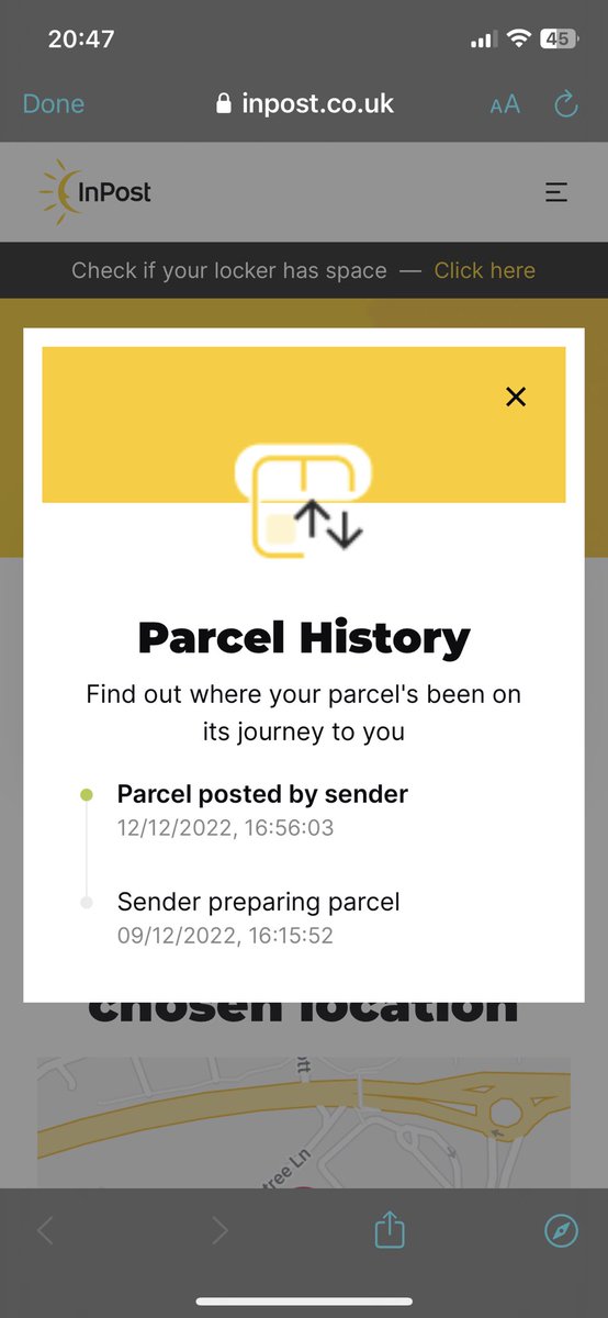 HannahLJ17's tweet photo. @InPostUK hello, please can you explain why my parcel hasn’t moved for over 2 weeks? I spoke with an advisor on the phone who assured me the issue would be resolved within 24/48 hours. That was one week ago https://t.co/5sgY94FQNR