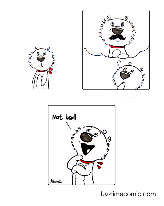 SnugtheAmazing's tweet photo. Snug tries out having a moustache! #comics #funny #family #kids #pets #art #animals #Memes https://t.co/6CcrJtq3AK