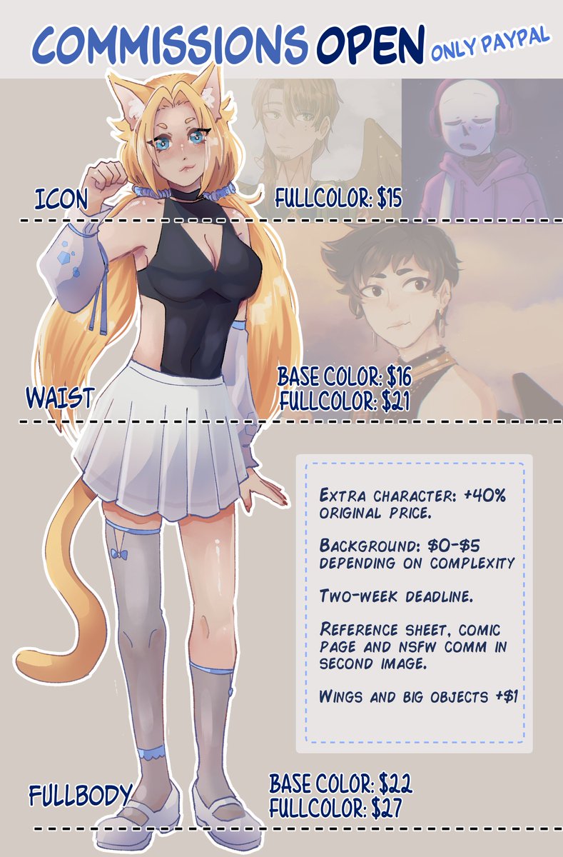 Maru (comms opens) on X: REAPER - reference sheet #ReaperSans