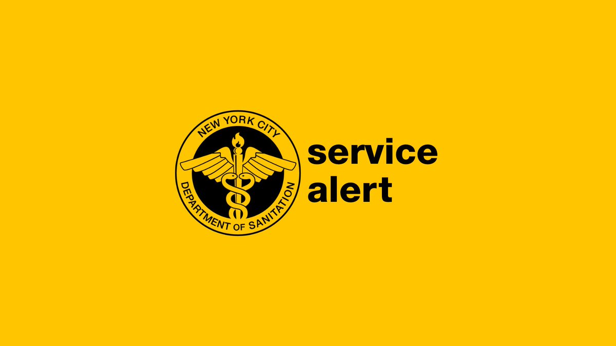 NYC Sanitation on Twitter "If today is your day, set out