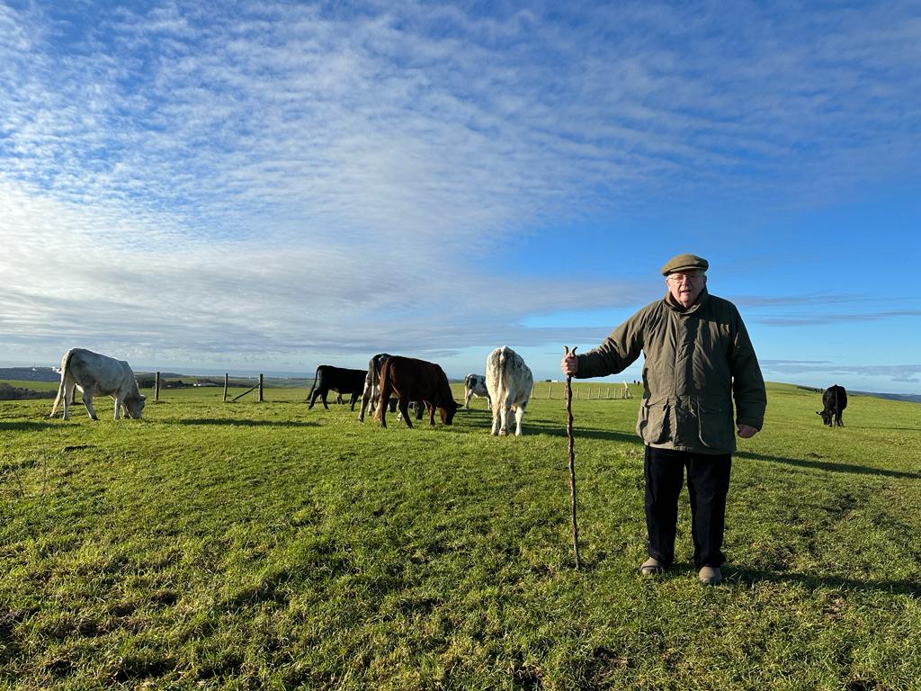 DuffieldJo's tweet photo. @mrdanwalker Grandad on Firle Beacon https://t.co/bbqjWm8tbc
