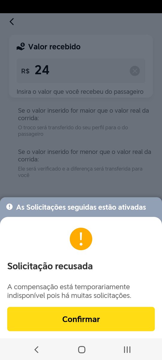 AgraVictor's tweet photo. Na #Uber  você recebe se o cliente não pagar no fim da corrida
Na #99 não https://t.co/TFMA2RJ5Tk